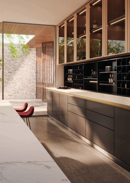 【KODA】Aluminium open shelves with LED for kitchen or wardrobe 鋁合金LED燈開放層架 配合廚柜衣柜設計