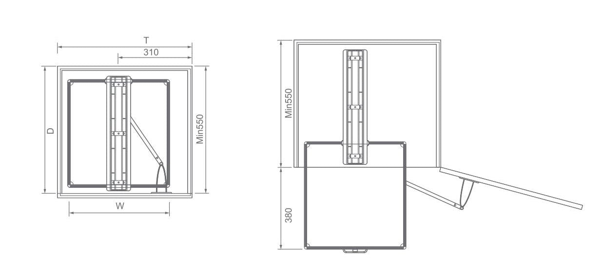 【KODA】Soft-closing Tall swing High Storage pull out kitchen basket 緩衝關閉大容量開門拉籃 | 廚房配件 | 櫥柜 | 拉籃 |