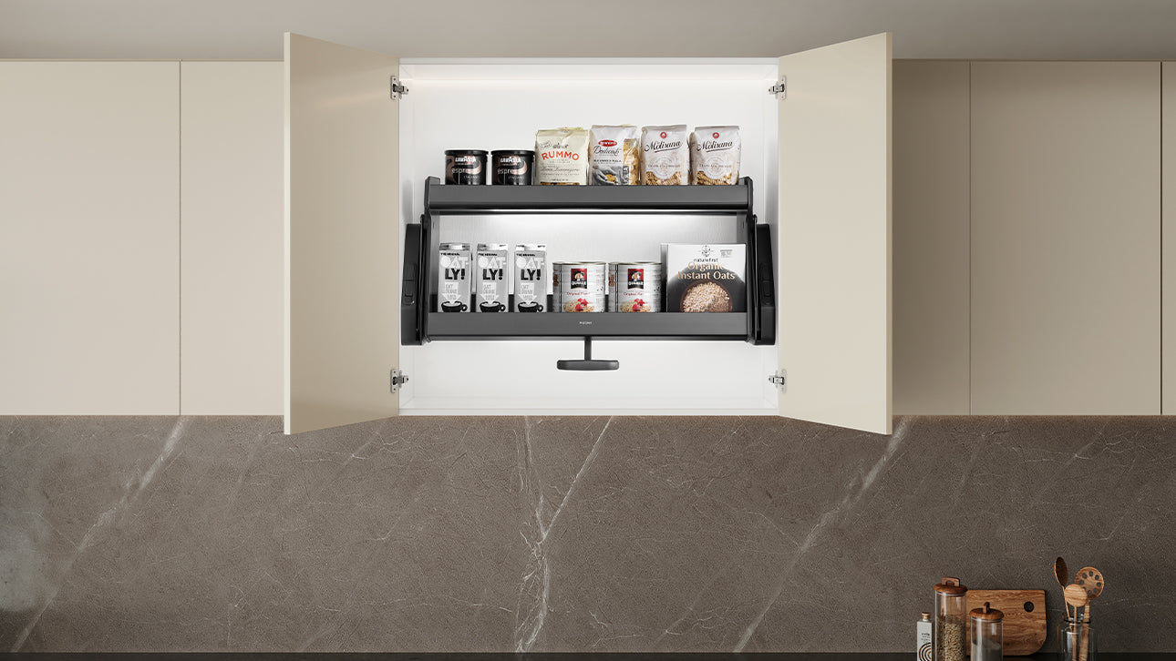 【KODA】Kitchen wall unit pull-out pull-down basket 廚柜吊柜手動下拉式拉籃 | 廚房配件 | 櫥柜 | 拉籃 |