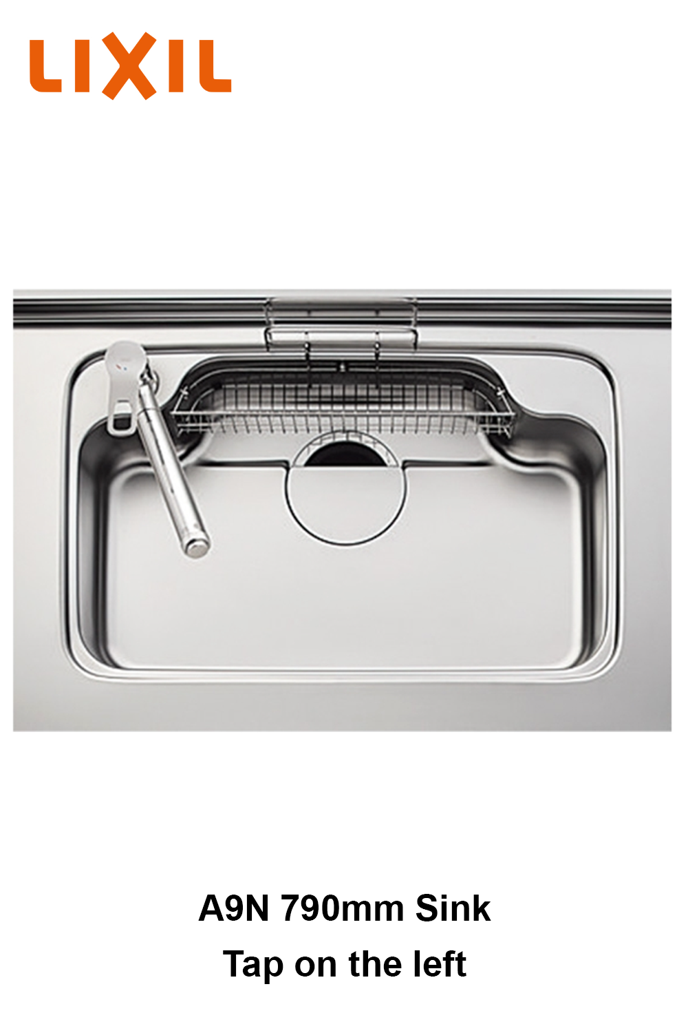 LIXIL A9N 790mm Japanese Single-Level Silence Sink 日本LIXIL 單層靜音不銹鋼廚房星盆 | Made in Japan |