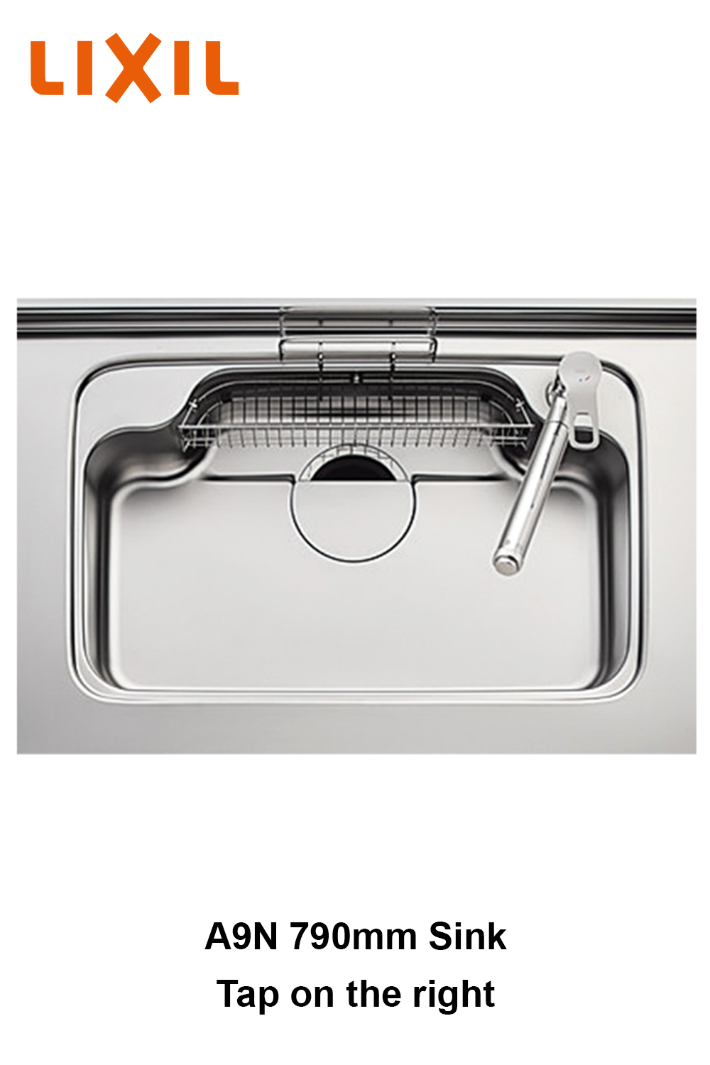 LIXIL A9N 790mm Japanese Single-Level Silence Sink 日本LIXIL 單層靜音不銹鋼廚房星盆 | Made in Japan |