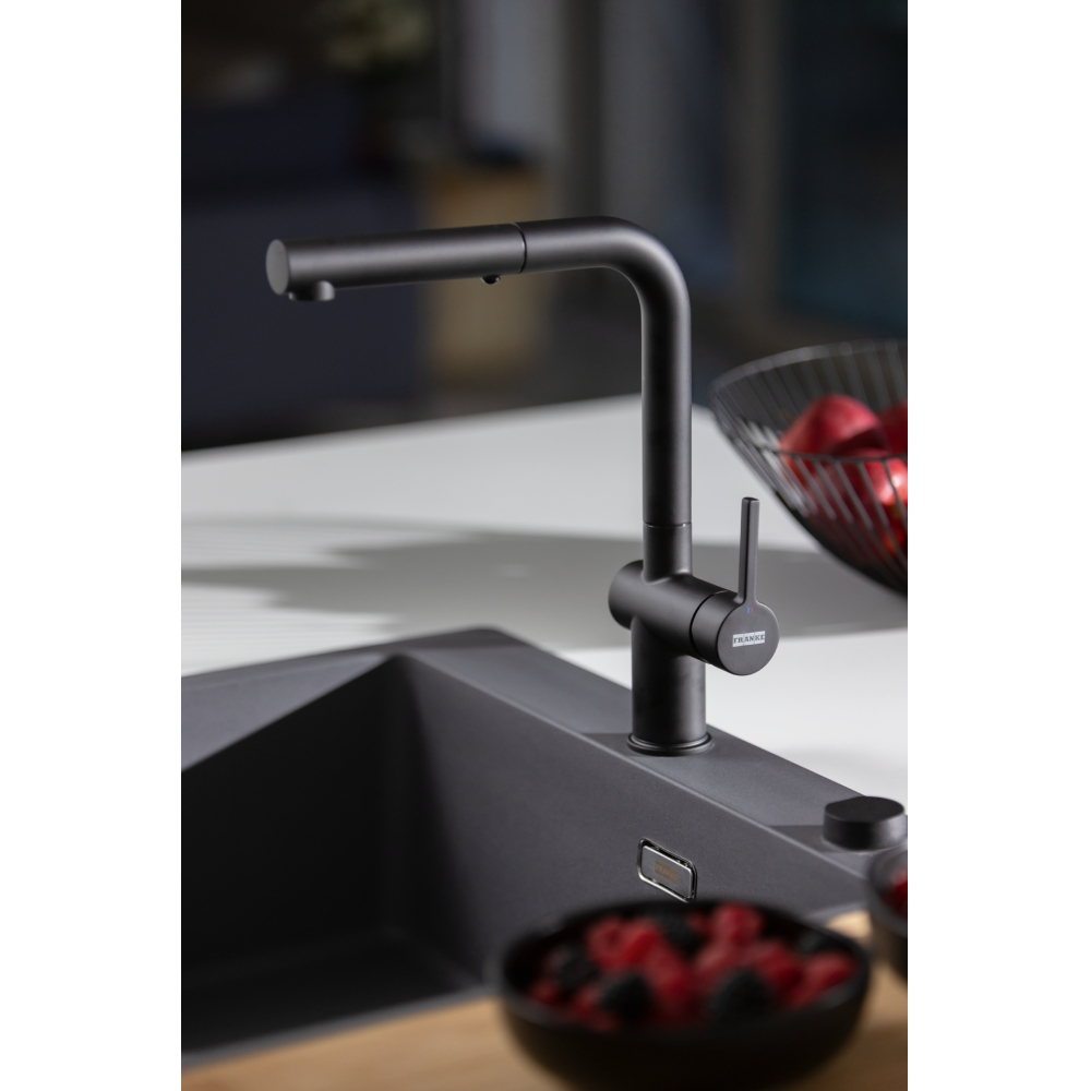 Franke 115.0653.383, Keuken kraan Active L pull out spray, Matte white Franke 115.0653.383, Keuken kraan Active L pull out spray, Matte white