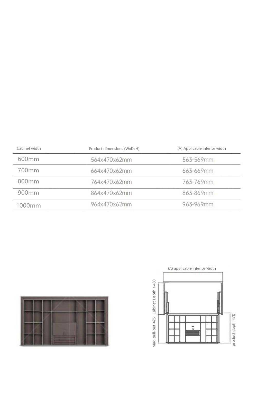 【KODA】Wardrobe soft-closing accessories pull-out 衣櫃 阻尼飾物抽屜