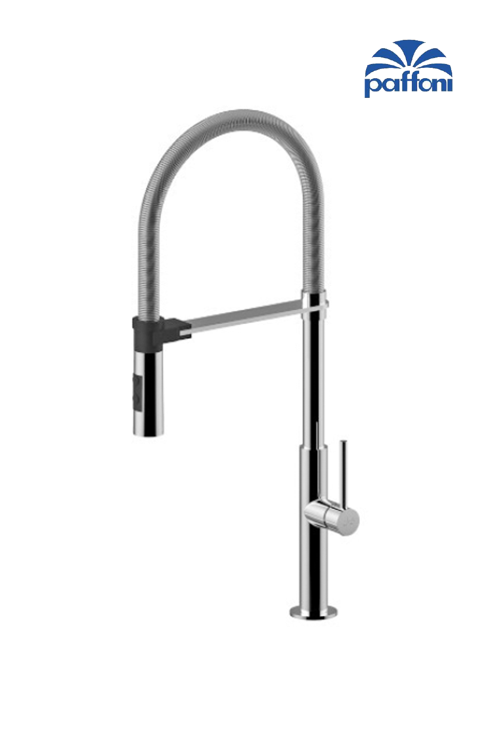Paffoni CH179 Chef one-hole Professional sink mixer with spray | Made in Italy |