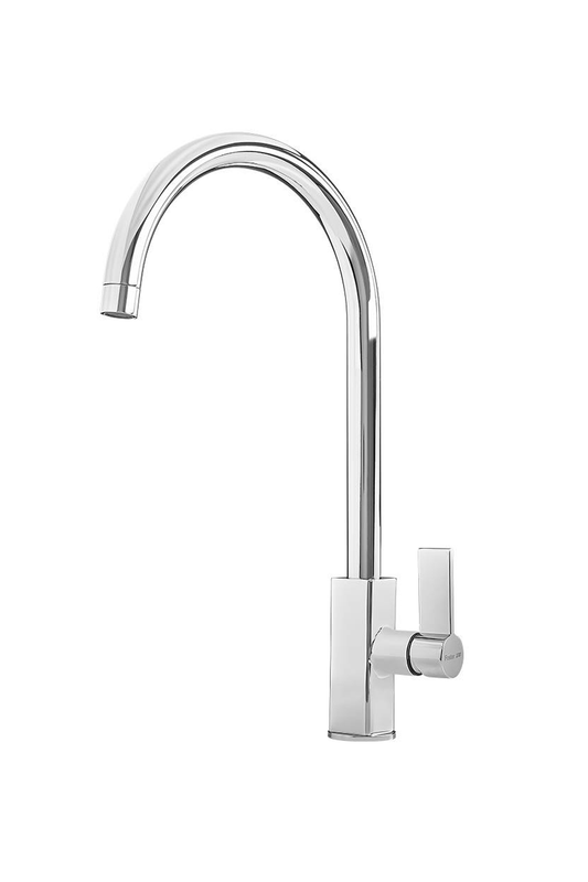 FOSTER DELTA Single lever mixer tap with rotating barrel | Made in Italy |