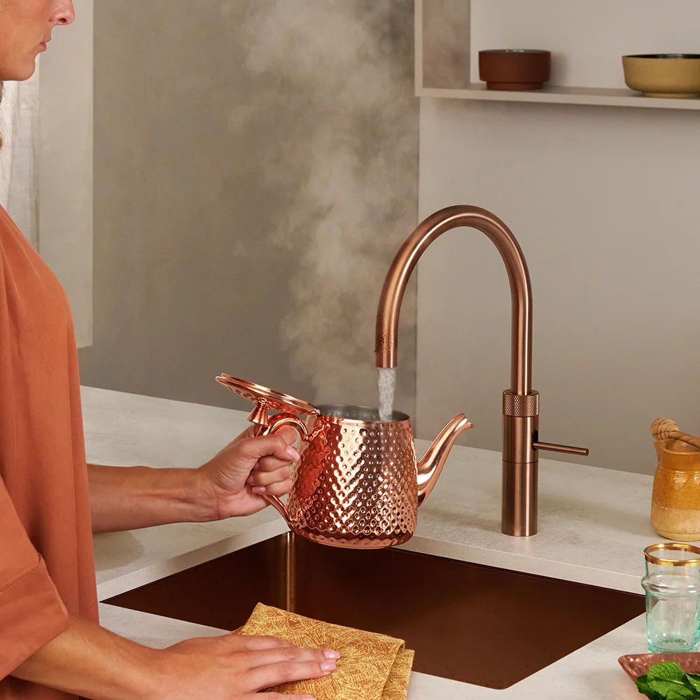 【QUOOKER】FUSION ROUND 滾水水龍頭 Instant Hot /or Warm /or Chilled /or Sparkling Water Tap | From Netherlands |