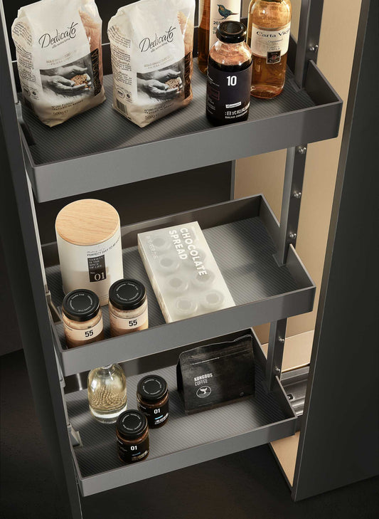 【DIRECT FROM FACTORY】Kitchen Tall pull-out basket Tall Larder 廚柜窄身高身拉籃 | 廚房配件 | 櫥柜 | 拉籃 |