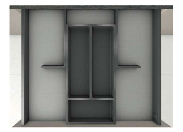 Innovative adjustable frame drawer organizer (include nonslip mat) | Made in Germany | 德國製 可調節刀叉分類 (連防滑墊) 收納 家居整理