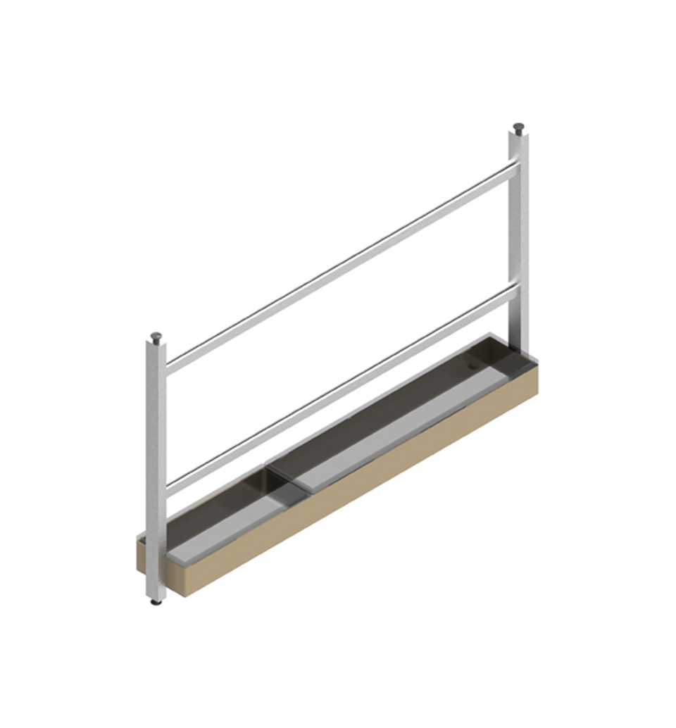 GRID No-Drill Backsplash rack system with accessories | Made in Italy | 意大利製 無需鑽牆!廚房牆面懸掛系統 掛件 掛桿 廚房設計 收納