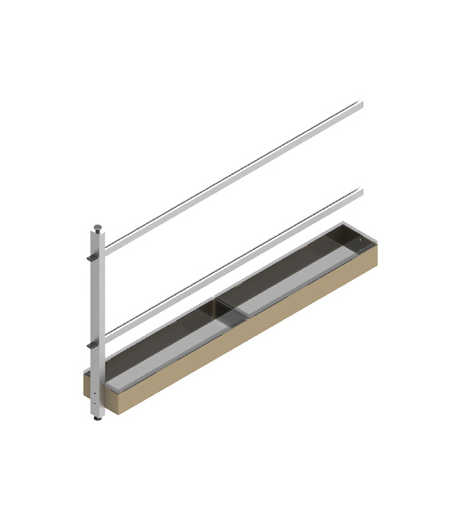 GRID No-Drill Backsplash rack system with accessories | Made in Italy | 意大利製 無需鑽牆!廚房牆面懸掛系統 掛件 掛桿 廚房設計 收納