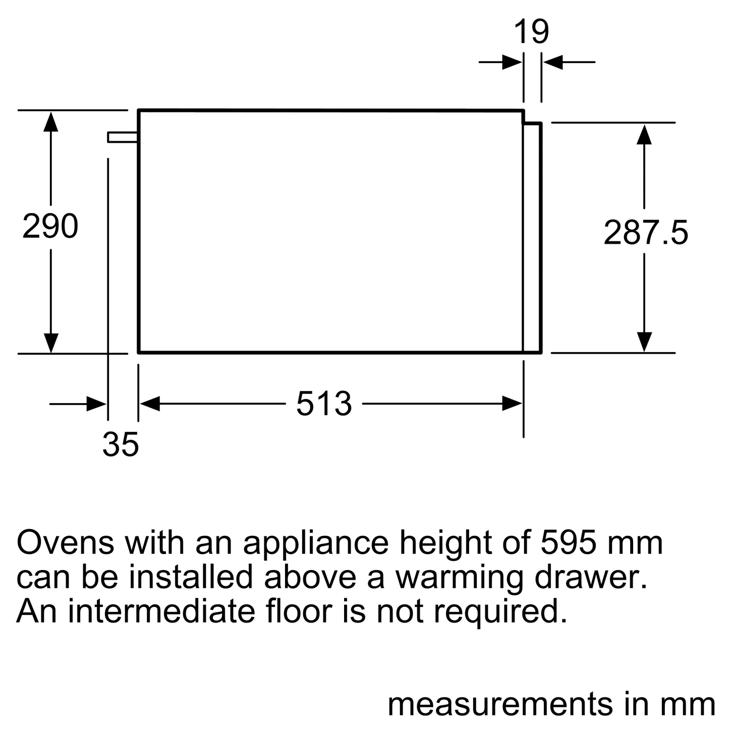 SIEMENS iQ700 BI630DNS1B 290mm warmer drawer | Made in Europe |