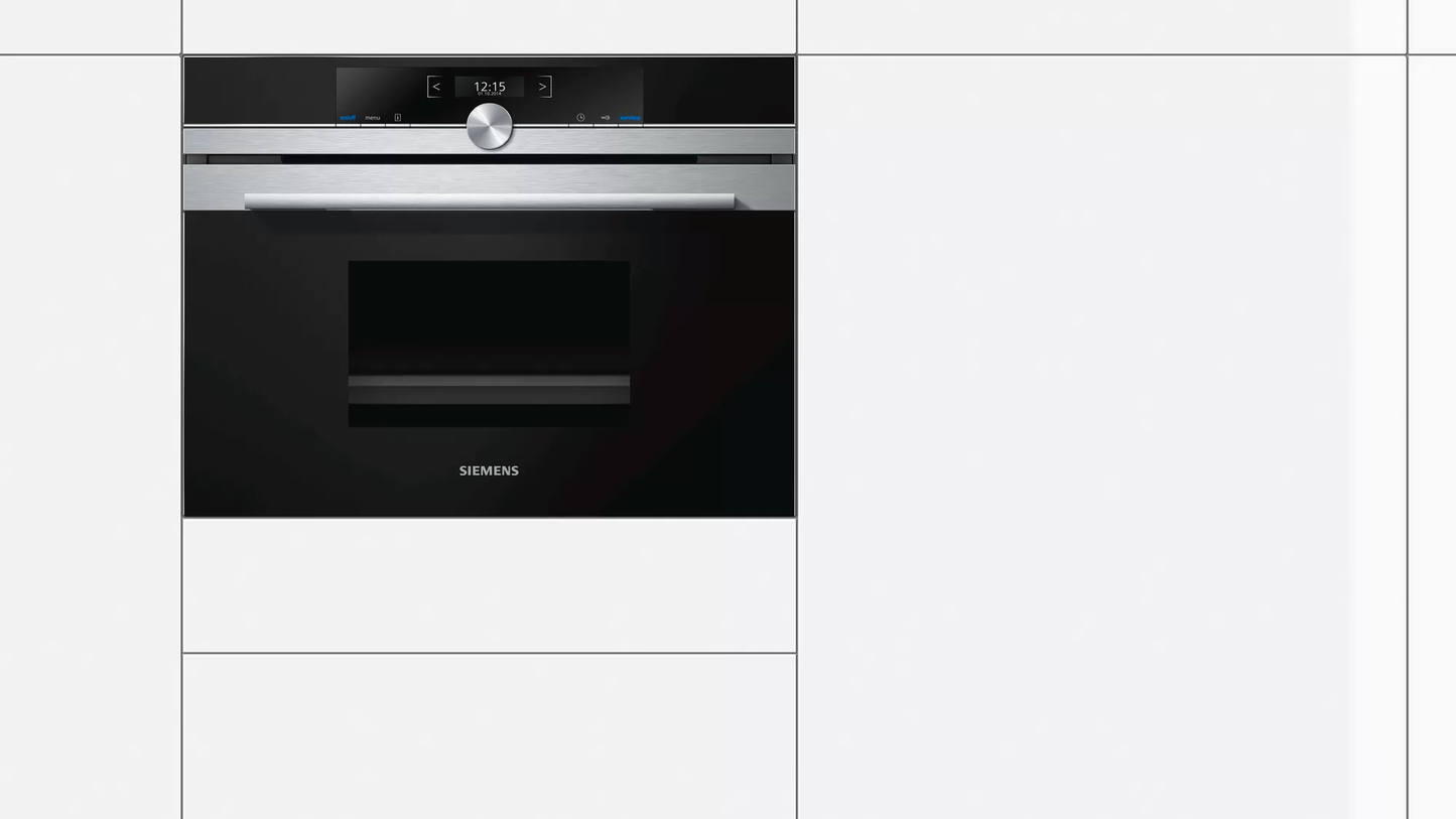 SIEMENS iQ700 CD634GAS0 600mm Steamer | Made in France |