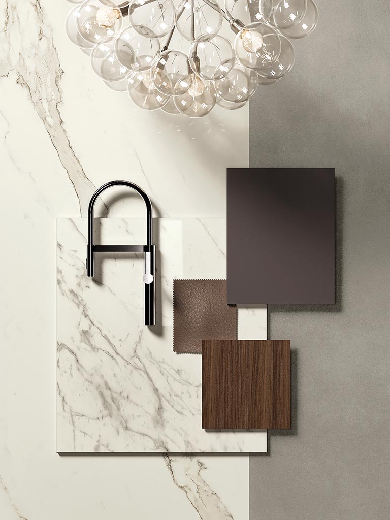 【ATLASPLAN】Italian marble-like Natura-Vein large slab porcelain worktop