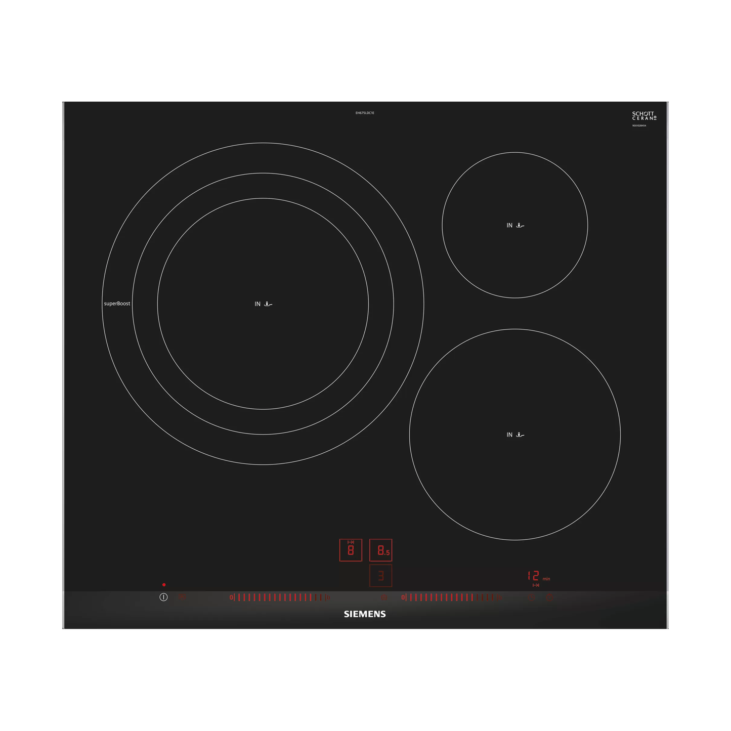 SIEMENS iQ300 EH675LDC2E 600mm Induction hob | Made in Europe |
