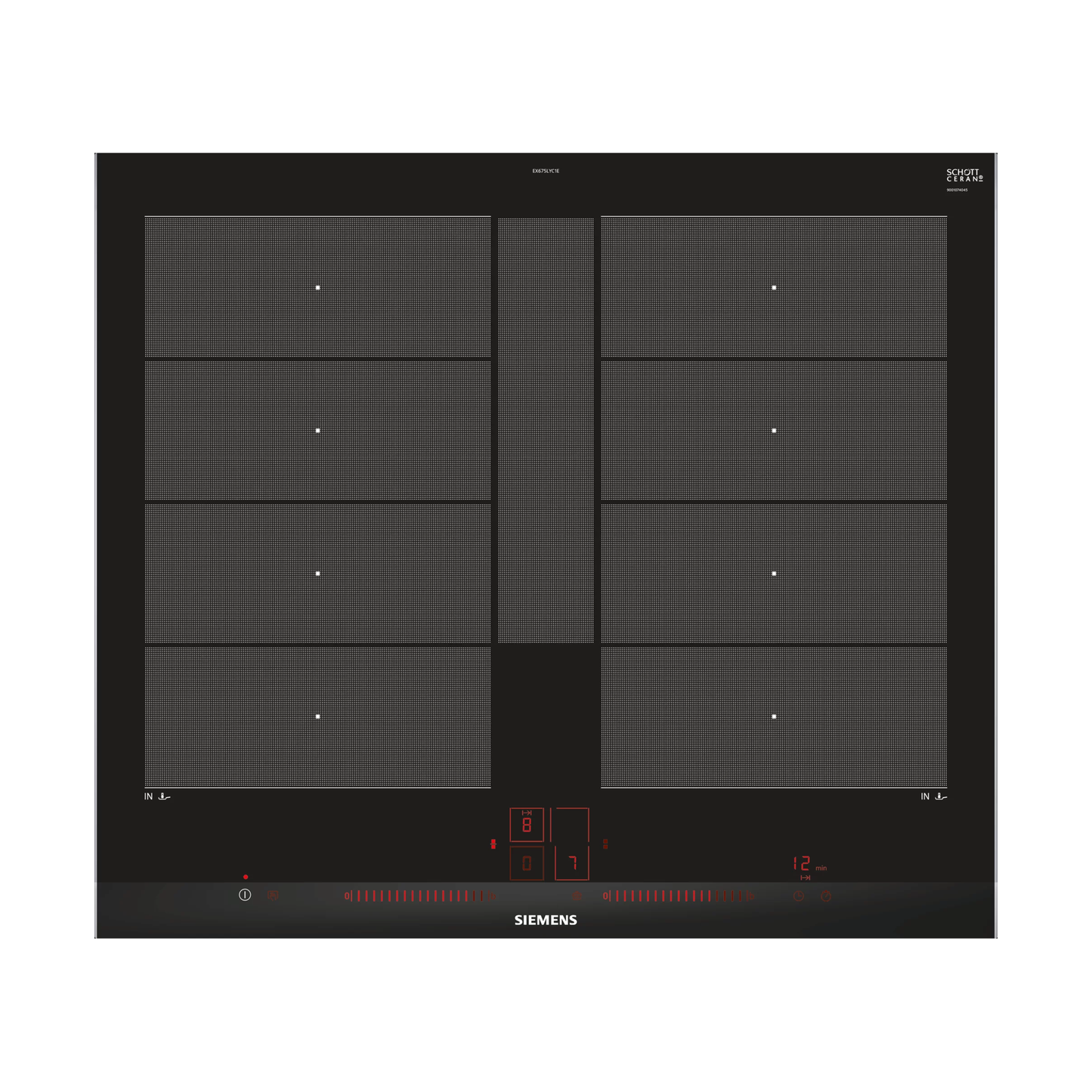 SIEMENS iQ700 EX675LYC1E 600mm Flex-Induction hob | Made in Europe |
