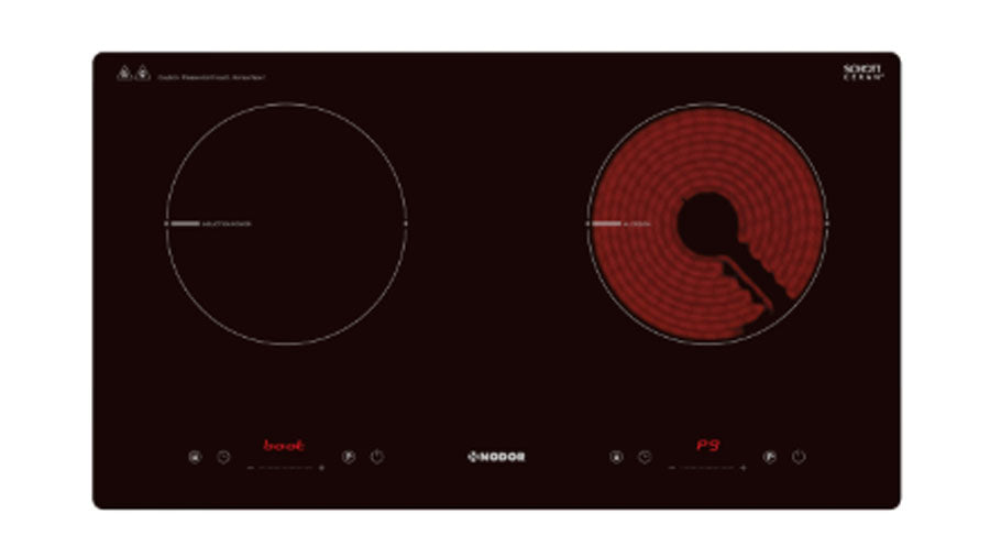 NODOR H2070BKHK 710mm induction + ceramic hob