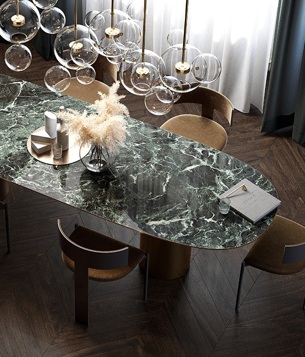 Custom-made Table with Solid Surface Materials 專業訂造餐桌 餐台 使用耐刮耐磨廚房台面物料