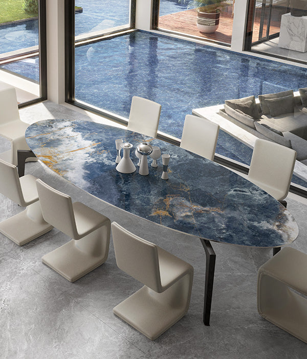 Custom-made Table with Solid Surface Materials 專業訂造餐桌 餐台 使用耐刮耐磨廚房台面物料