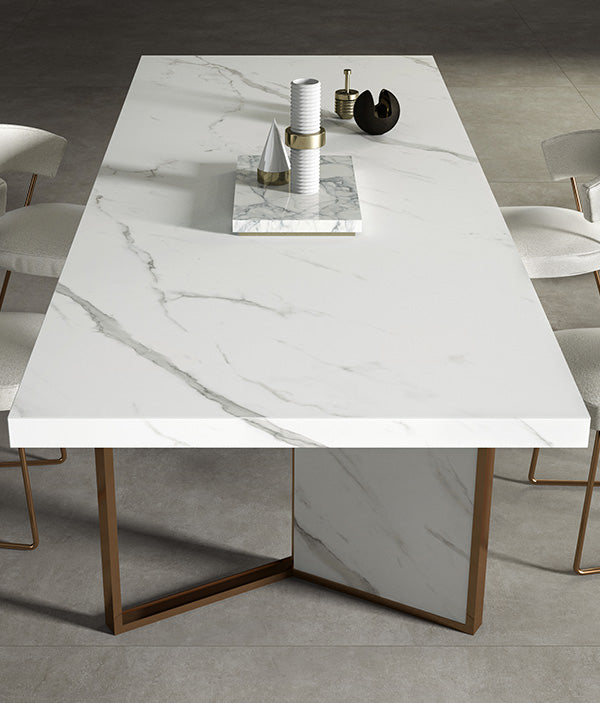 Custom-made Table with Solid Surface Materials 專業訂造餐桌 餐台 使用耐刮耐磨廚房台面物料