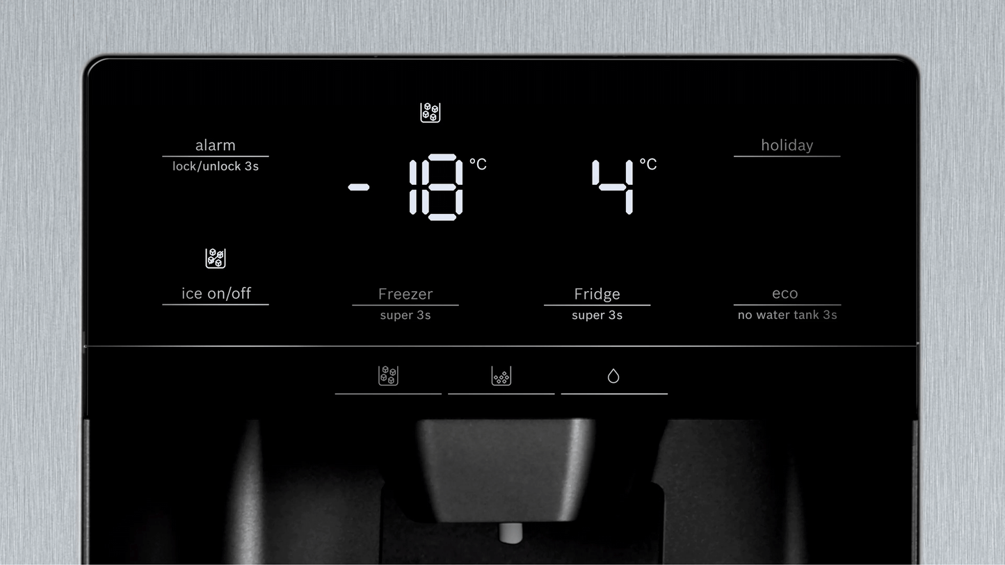 BOSCH KAI93VIFPG Side-by-side fridge 博西 獨立式雙開門大雪櫃 | 大冰箱 | 廚房電器 | 家電 |