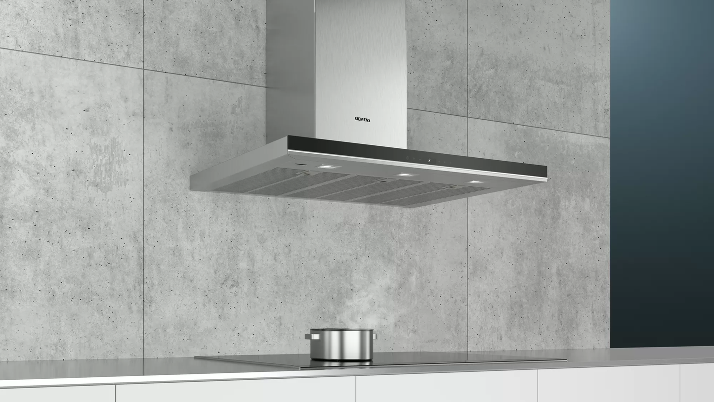 SIEMENS iQ700 LC91BUR50B 900mm Wall mounted chimney hood | Made in Germany |