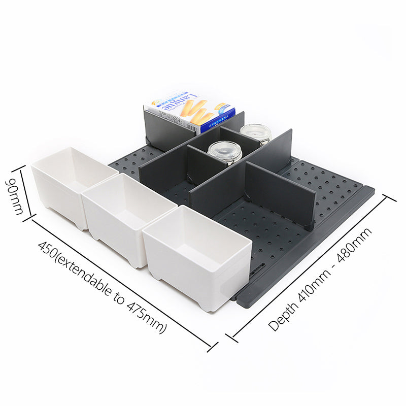 H.130mm Cutlery drawer magic organizers for cutlery, utensils, food supplies 130mm高抽屜整理分隔片 收納 家居整理