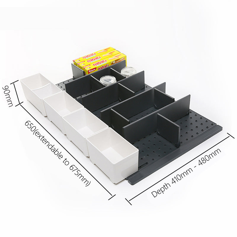 H.130mm Cutlery drawer magic organizers for cutlery, utensils, food supplies 130mm高抽屜整理分隔片 收納 家居整理