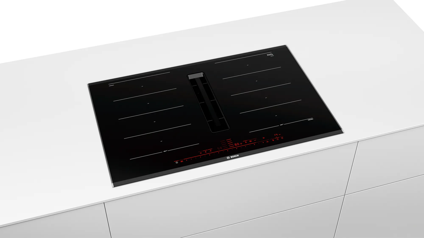 BOSCH PXX875D67E 800mm Induction Hob with Integrated Ventilation Module 博西 內建抽油煙機全區電磁灶 | 嵌入式 | 廚房電器 | 家電 |