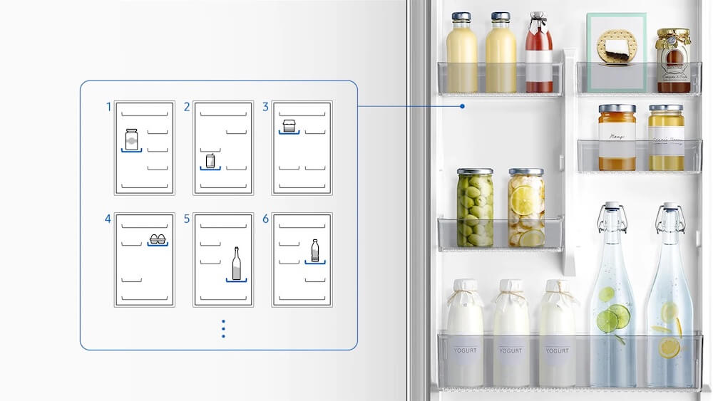 SAMSUNG RB33R8899SR 328L 2 Doors Fridge with Kitchen Fit Design | Made in Poland |