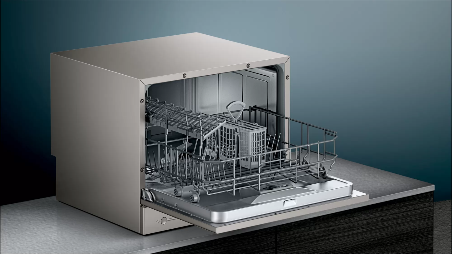 SIEMENS SR23HW48KE iQ300 Freestanding Countertop Dishwasher | Made in Spain |