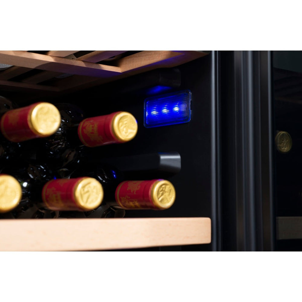 【Vinvautz】140 Bottles Dual-Zone Built-in Wine Cellar VZ140SDUG