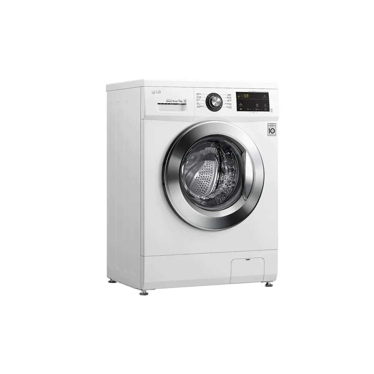 LG WF-T1207KW Freestanding 7kg 1200rpm Washer 7公斤1200轉前置式洗衣機