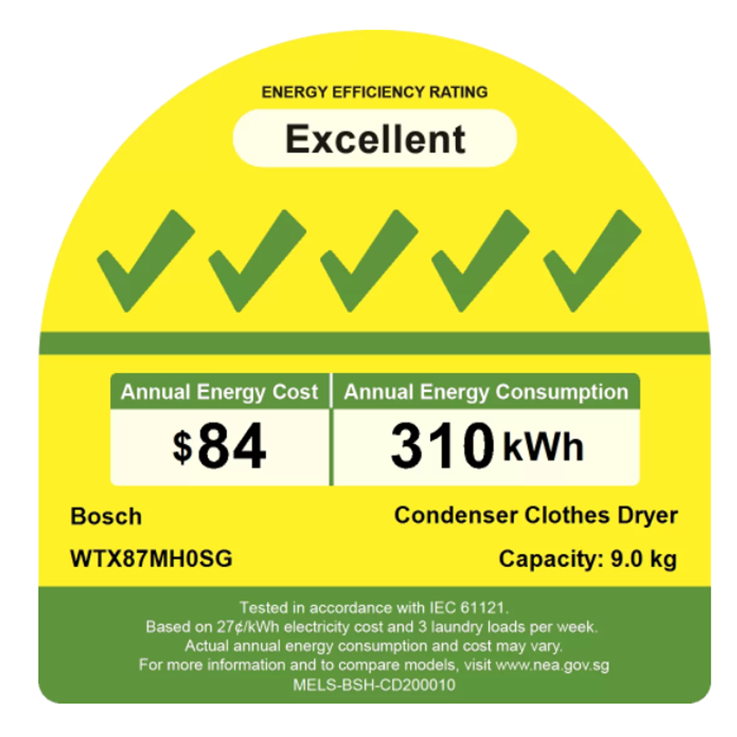 BOSCH WTX87MH0SG Heat Pump Condensation Dryer - Series 8 博西 熱泵冷凝式乾衣機 | 嵌入式 | 廚房電器 | 家電 |