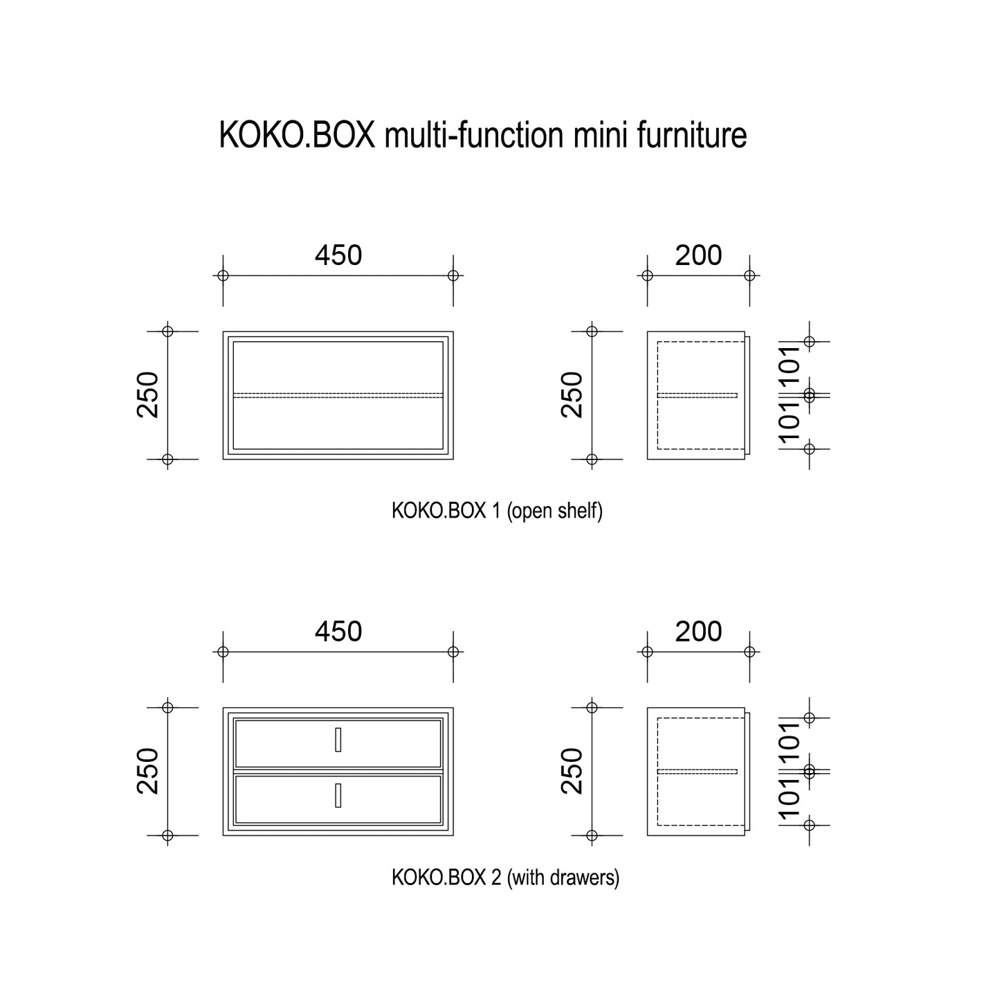 KOKO.BOX multi-function mini furniture 多用途迷你傢俱KOKO.BOX小收納箱