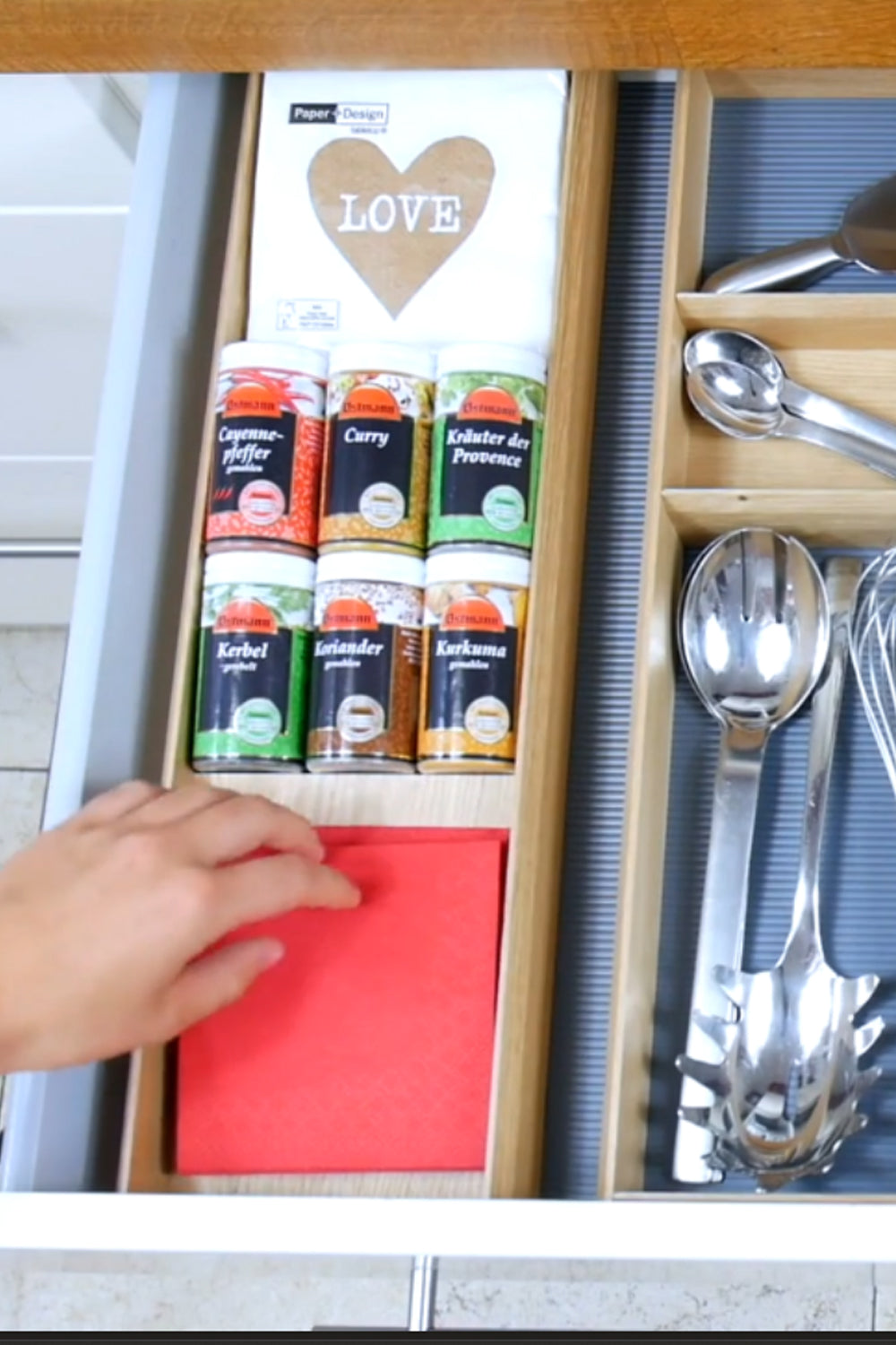 Cutlery Drawer Inserts for Kitchen in Oak | Made in Germany | 德國製 橡木刀叉盤 | 柜桶 | 刀叉盤 | 抽屜分隔整理 | 家居收納 |