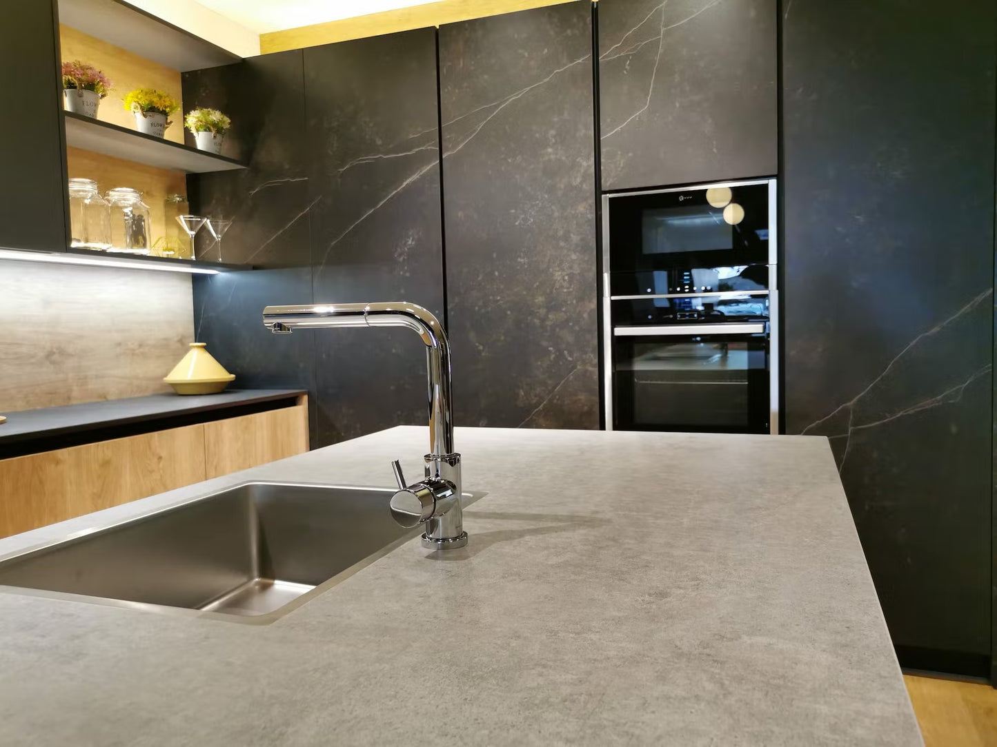 【DEKTON】 Custom-made Door front with 4mm Dekton Solid Surface | Made in Spain |