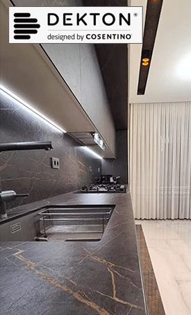 【DEKTON】 Custom-made Door front with 4mm Dekton Solid Surface | Made in Spain |