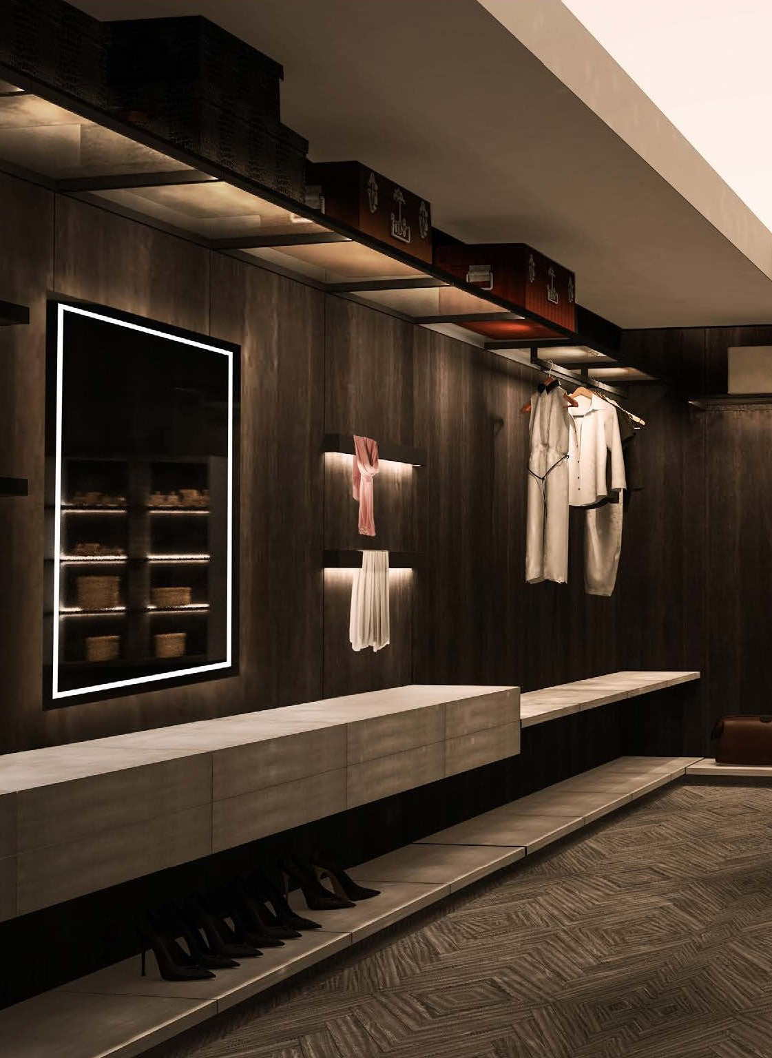 Marmolada Smart Mirror - Italian Dolomiti Shelving System Add On Accessories