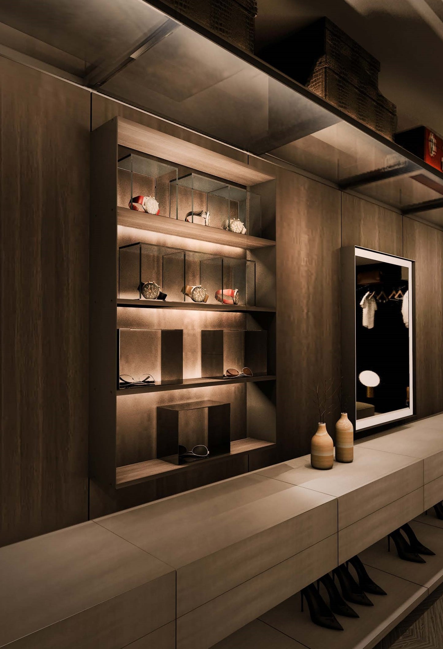 Cortina Display Case - Italian Dolomiti Shelving System Add On Accessories 意大利製 牆面展示系統 牆面整面 收納 客廳設計