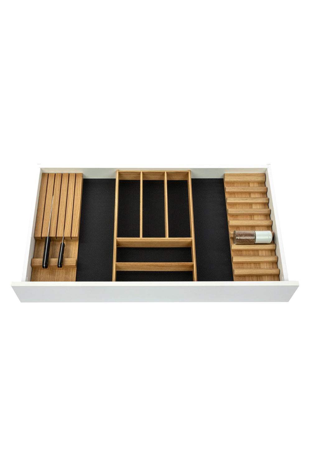 Cutlery Drawer Inserts for Kitchen in Oak | Made in Germany | 德國製 橡木刀叉盤 | 柜桶 | 刀叉盤 | 抽屜分隔整理 | 家居收納 |