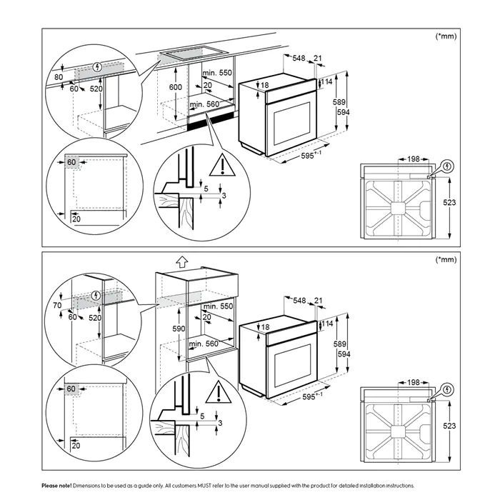 ELECTROLUX 600mm(W) MultiFunction Oven 意大利製造 嵌入式 多功能焗爐 KOHGH00XA | Made in Italy | 嵌入式 | 廚房電器 | 家電 |