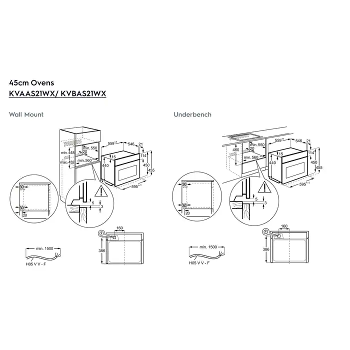 ELECTROLUX 450mm(H) SteamBoost Oven 歐洲製造 45厘米嵌入式蒸焗爐(專業級) KVBAS21WX | Made in Poland | 嵌入式 | 廚房電器 | 家電 |