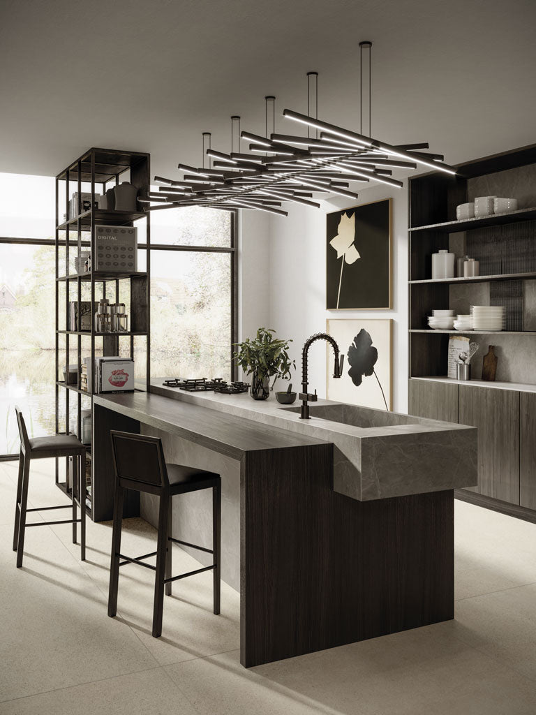 【ATLASPLAN】Italian marble-like Natura-Vein large slab porcelain worktop