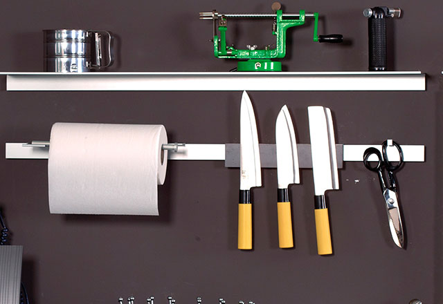 Kitchen Hanging Rail & Accessories | Made in Italy | 意大利製 廚房牆面懸掛系統 掛件 掛桿 廚房設計 收納