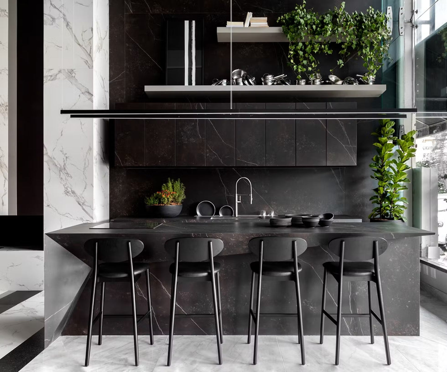 【DEKTON】 Custom-made Door front with 4mm Dekton Solid Surface | Made in Spain |