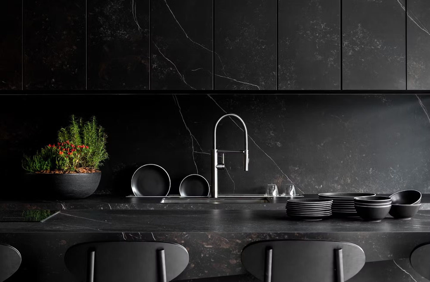 【DEKTON】 Custom-made Door front with 4mm Dekton Solid Surface | Made in Spain |