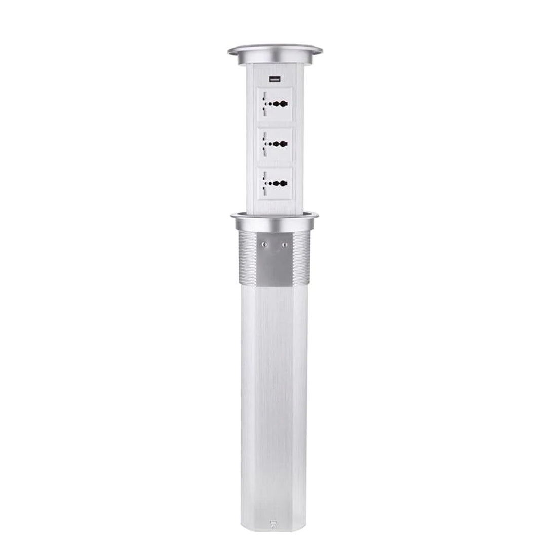 Smart Pop-up Socket on Countertop | USB | Wireless Charge | Bluetooth Speaker |