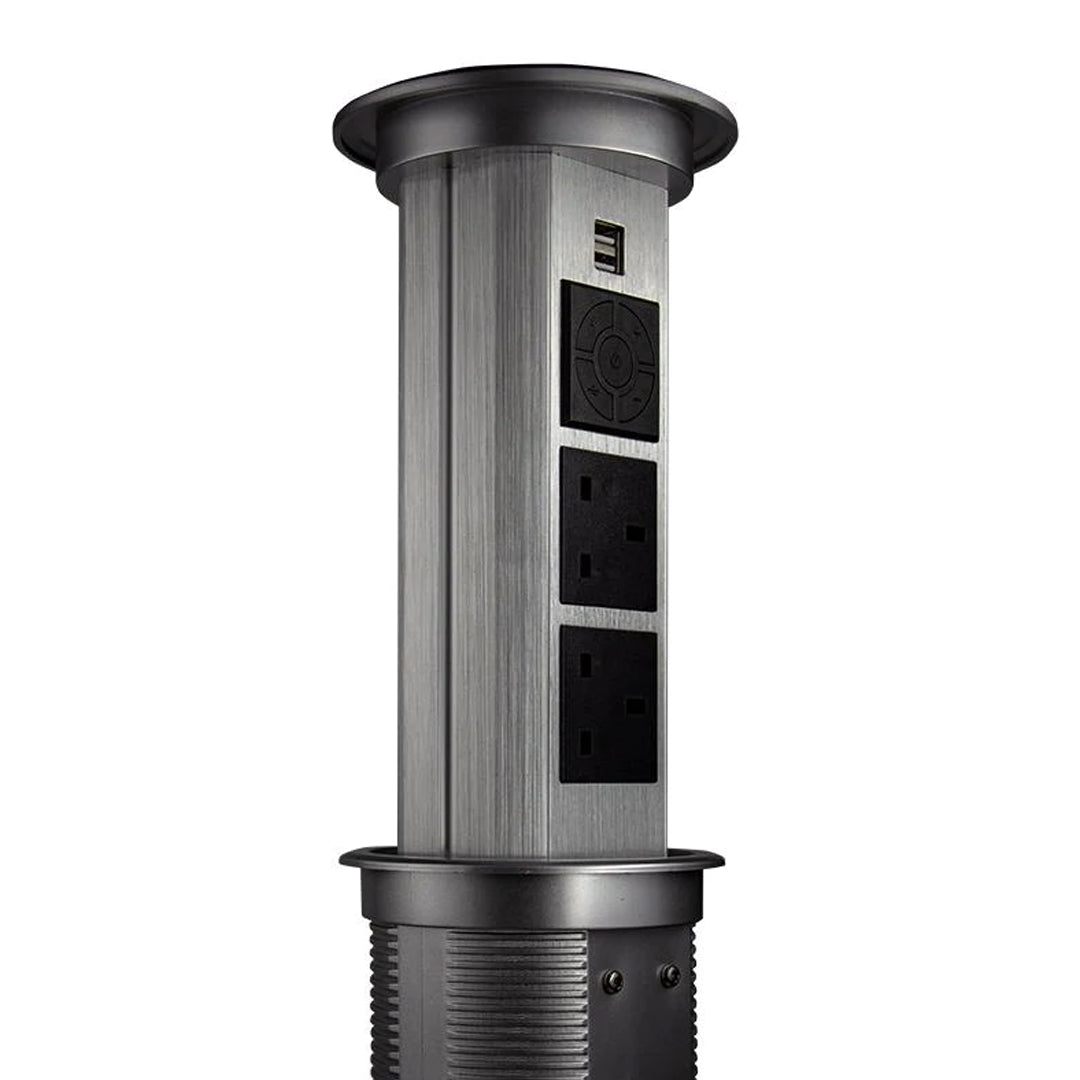 Smart Pop-up Socket on Countertop | USB | Wireless Charge | Bluetooth Speaker |