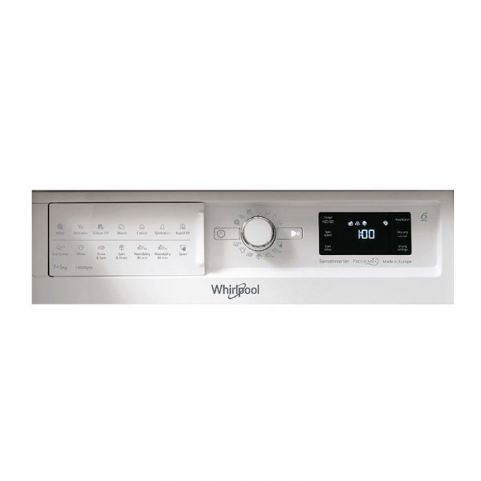 Whirlpool WFCI75430 Built-in Washer Dryer 7kg + 5kg, 1400rpm