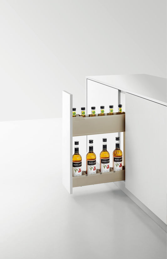 【KODA】Kitchen soft-closing narrow pull-out basket for base unit 廚房緩衝關閉窄身地柜拉籃 | 廚房配件 | 櫥柜  | 拉籃 |